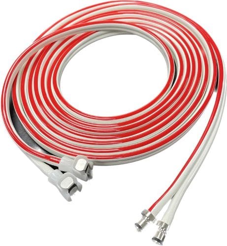 Tourniquet Hose for Zimmer, Threaded, Dual Tube, Red, 4m